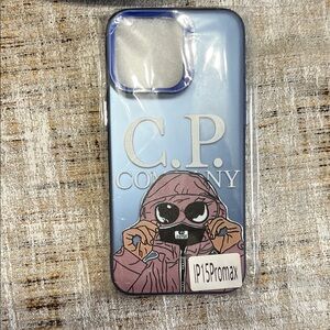 iPhone 15 pro max blue and pink phone case